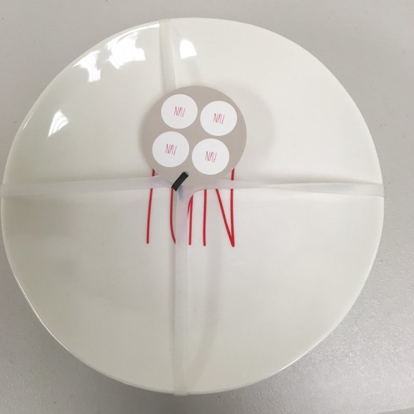 Rae Dunn Fun BBQ melamine salad desert plate set of 8 - Picture 2 of 11